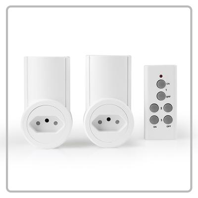 China Wireless Remote Control Socket 230V 10A Residential / General Purpose BR Type Outlet for sale