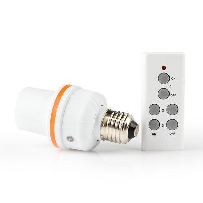 China Home Smart Remote Control Screw Lamp Holder With OEM Service for sale