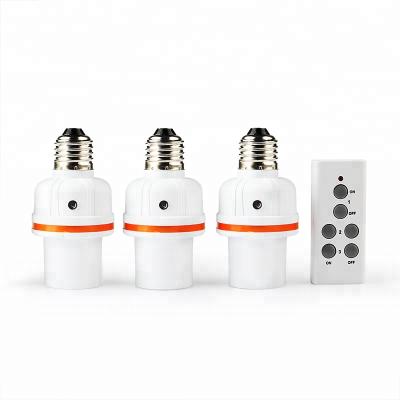 China Screw Lamp Holder LED Light Remote Control Screw Socket for sale