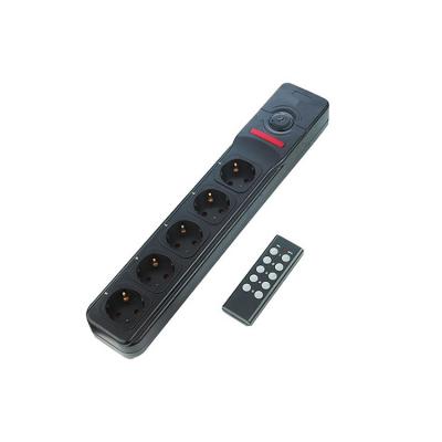 China 230V 10A Residential/General Purpose Multiple Socket Power Strip EU Multi Extension Socket With Overload Protection for sale