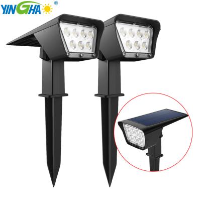 China Garden Height Quality Products LED Outdoor Waterproof Solar Garden Pathway Spot Lights for sale