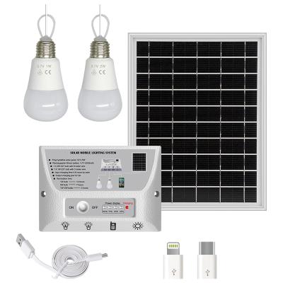 China Low price household light household solar power panel solar power panel system camping home light for sale