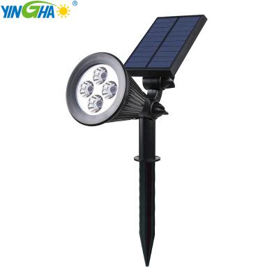 China Hot Selling 2021 Wholesale 2021 Professional Solar Powered LED Garden Light Waterproof IP65 Solar Floodlight for Outdoor Yard Garden for sale