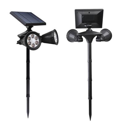 China Garden Floodlight 12LED 6W 2 in 1 Solar Garden Light Waterproof Outdoor Spotlight for sale