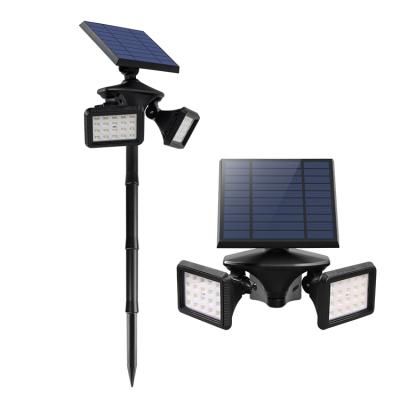 China Outdoor Solar Garden Led Garden Light Solar Yard Lamp Jardin Electronis Garden Floodlight Solar Led Spot Light for sale