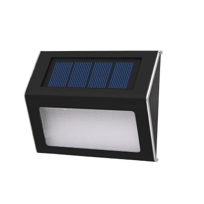 China Stair Light 2 LED 10LM Step Wall Lamp Led Solar Light For Garden Yard for sale