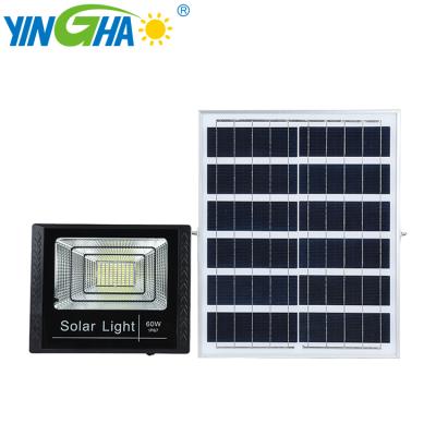 China Factory Sale ROAD Security Hot &Set Remote Control Timer High Lumen 60W 100W Solar Flood Lights for sale