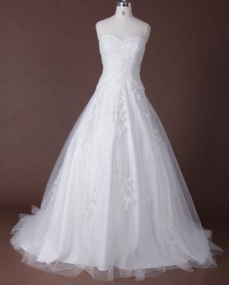 China Canton anti-static factory make the wedding dresses strapless for sale