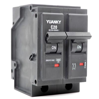 China Single Pole MCB Mini Circuit Breaker 240/415V AC Rated Voltage C BCD Curve S7-P-B for sale