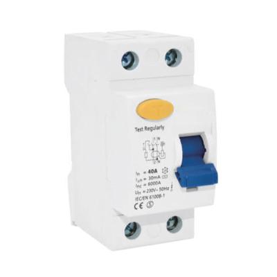 China Electromagnetic RCCB DIN rail IP20 Overcurrent Protection Residual Current Circuit Breaker Mini Circuit Breaker Product à venda