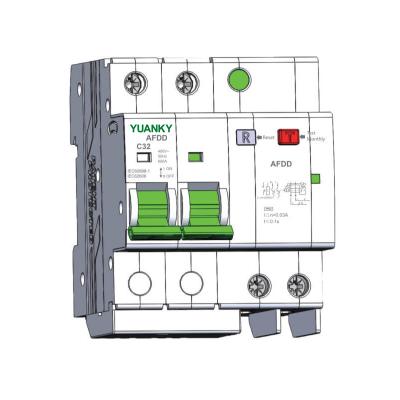 Chine 230V AFDD Device Circuit Breaker 2P RCD RCCB/ELCB Electric arc fault detection à vendre