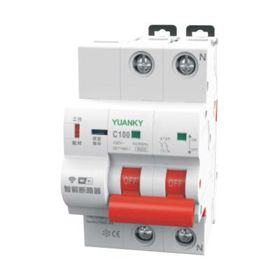 China 6KA Smart Wifi Circuit Breaker AC230V/AC440V Rated Voltage 20000 Times Mechanical Life Te koop