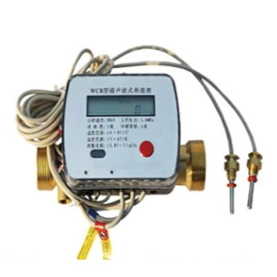 China Digital High Accuracy Smart Water Flow Meter Ultrasonic Measurement Paired Temperature Sensor And Calculator à venda