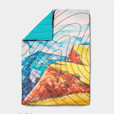 China Down Fill Outdoor Folding Waterproof Cotton Picnic Blanket/Nylon Outdoor Cloth Camping Beach Blanket for sale