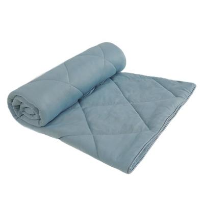 China Pro Arc-Cold Anti-Static Double Side Cotton Fiber Personal Summer Cooling 100% Cooling Blanket for sale