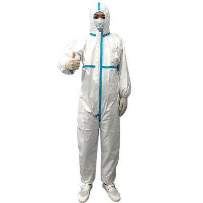 China Manufacturer supply medical sterile gowns disposable protective clothing safe coverall for sale