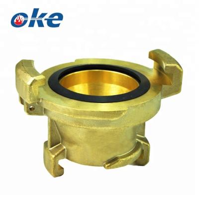 China Connect Pipes Finnish Type Brass Okefire Pipe Reducing Coupling for sale