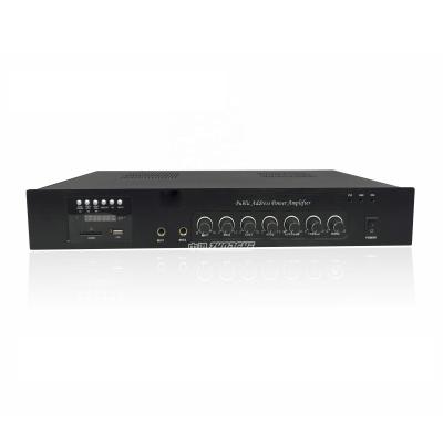 China PA System UFM-500 PA Amplifier System 1.5U Professional Power Amplifier FM USB 500 Watts Mix Amplifier for sale