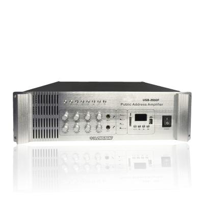 China PA 3u 1000W Professional System USB-1000F Power Supply 8 Channel Audio Power Amplifier for sale