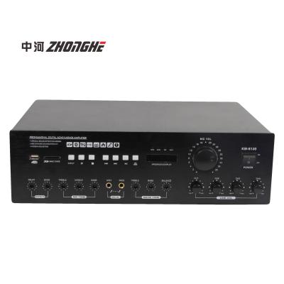 China Popular Best Quality KM-8100 Professional USB SD Card 4*100W Power Karaoke Loud Amplifier for sale