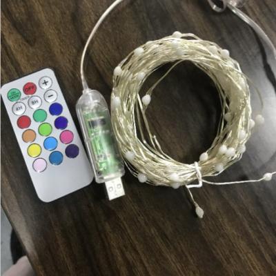 China Modern High Quality Waterproof Party Holiday Decoration Atmosphere Light USB LED String Party Lights for sale