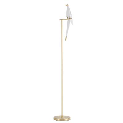 China Lighting works high quality white bird lamp low price standing floor lamps for living room for sale