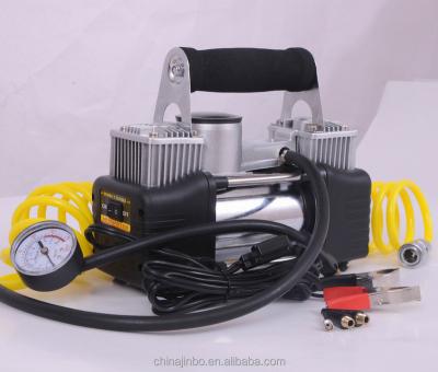 China For Coiled Car Tires JB-88 12V Double Cylinder 4m Hose Inflater Air Compressor Car Inflate for sale