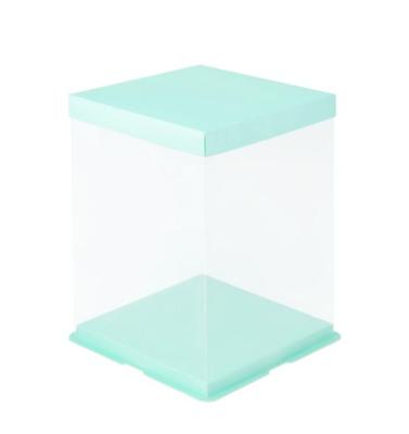 China Hongmei BA020 Large Cake Gift Box Transparent Clear PVC Packaging Box For Birthday Wedding Cake Dessert Toy Present Box for sale