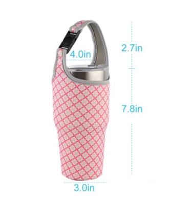 China Hongmei PA029 30 Ounce Beverage Cup Sleeve Neoprene Cup Holder Insulated Water Bottle Holder Tumbler Carrier Cup Accessories for sale