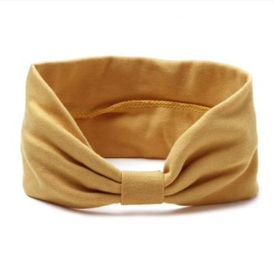 China Hongmei HC022 Wide Side Elasticity Cotton Cross Headband Korean Fashion Headband Sports High Quality Headwear Hair Accessories for sale