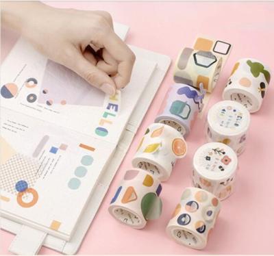 China Scratch Off Hongmei TR052 Custom Cute Design Washi Sticker Masking Paper Washi Tape Japanese Paper Masking Tape for sale