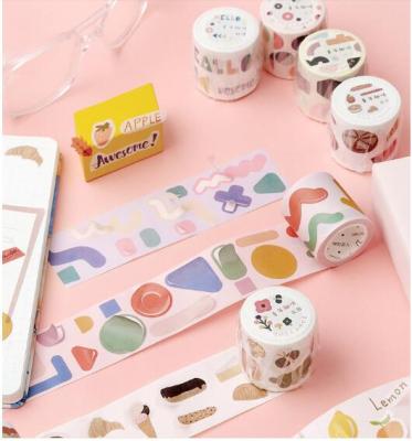 China Scratch Off Cheap Wholesale Hongmei TR052 Custom Logo Printing Washi Tape Stickers Tape for sale