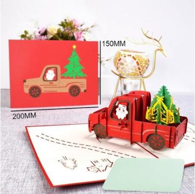 China Europe Hongmei Newcomers 3d Christmas Festival Card DIY Greeting Gifts MA010 2020 for sale