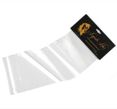 China Hongmei HA012 Sustainable Brand Logo Hair Extensions Packages Custom Paper Packaging Hanging Card for sale