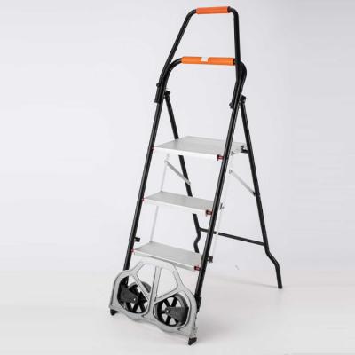 China KT-2321A Folding Foldable Aluminum Handle Ladder Tool Cart Heavy Duty Hand Carts and Carts for sale