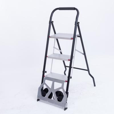 China KT-2321F New Fashion Durable Multi Function Aluminum Ladder Foldable Folding Hand Carts Carts for sale