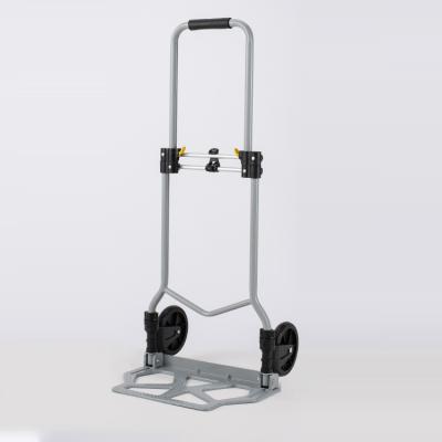 China KT-2121FS Durable HIGH QUALITY Collapsible Luggage Trolley 2 Wheels Steel Foldable Hand Truck for sale