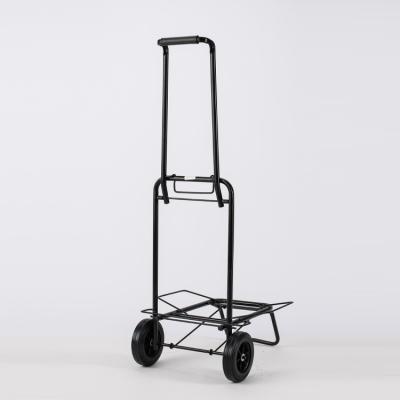 China KT-2024A Durable Folding Metal Hand Truck High Quality Hand Trolley Foldable Luggage Trolley for sale