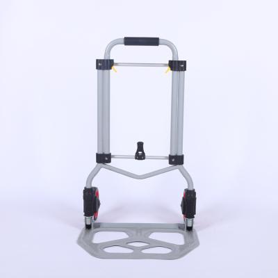 China Durable KT-2123FS GS/TUV Certificate Aluminum Folding Hand Truck Hand Truck Luggage Trolley Cart for sale