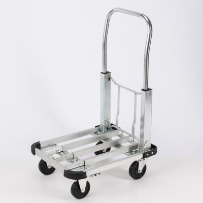 China KT-2040 Folding Handle Platform Truck Hand Truck Aluminum Material Convertible Cart 2022 for sale