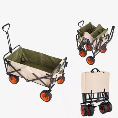 China KT-2047 Durable Folding Beach Cart Foldable Beach Cart Cheap Garden Utility Cart for sale