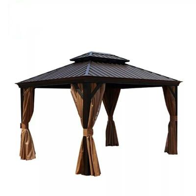 China Wholesale Patio/Cottage/Garden/Yard Gazebo/Beach Pavilion, Canopy Rattan Gazebo Outdoor Garden for sale