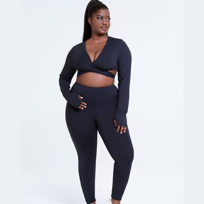 China Women Breathable Lounge Wear Sets Casual Autumn Bodycon Trousers Active Wear Two Piece Crop Top And Jogging Pants for sale