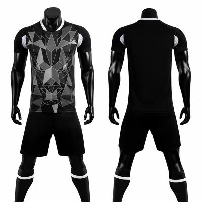 China Sets Customized New Style Design Retro Sport Youth Blank Printing Soccer Jersey Set Football Kits for sale