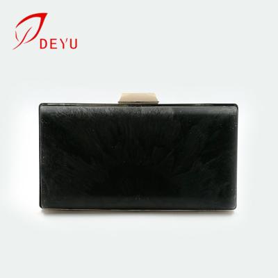 China 22*12cm Vintage Purse Frame With Plastic Shell Box Clutch Frame For Evening Bags for sale