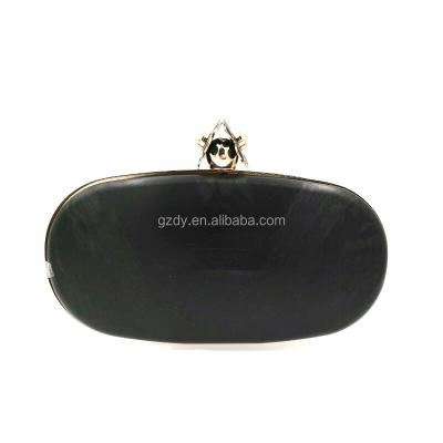 China 22.7*11.9cmfashion Custom Clasp Frame Metal Purse Internal Views for sale