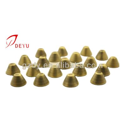 China For handbag brushed brass conical studs double sided pyramid rivets leather rivets for sale