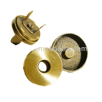 China For Handbag Metal Fasteners Magnetic Magnetic Buttons Hooded Leather Strong Magnetic for sale