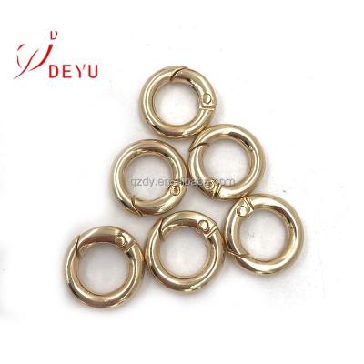 China For handbag custom spring door wholesales zinc alloy plating metal o ring round open ringWholesales metal zinc alloy custom door spring o for sale