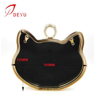 China For Popular Purse Cat Shape Metal Clasp Frame Purse Metal Purse Frame Clutch Bag Frames for sale